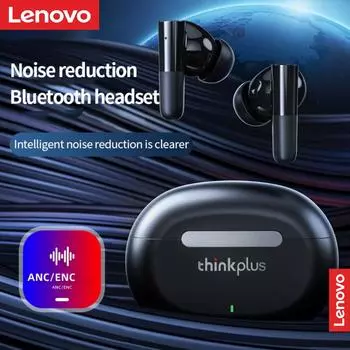 Lenovo Беспроводные наушники LP3 ANC TWS Bluetooth 5.2 Наушники-вкладыши с активным шумоподавлением HD-вызов с микрофоном