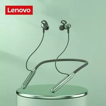 Lenovo BT10 Беспроводные Bluetooth-наушники с подвесной шеей, водонепроницаемые спортивные наушники с двумя вкладышами, наушники со звуковым эффектом высокой четкости