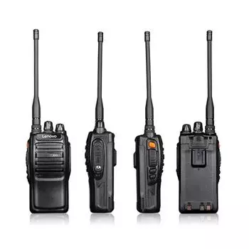 Lenovo C11 Walkie Talkie Рации дальнего действия для взрослых с 16 каналами для пеших прогулок и кемпинга EU plug чёрный