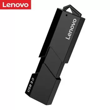 Lenovo D204 5 Гбит/с USB 3.0 кард-ридер 2 в 1 SD TF адаптер для карт памяти высокоскоростной кард-ридер для ноутбука с поддержкой 2 ТБ чёрный