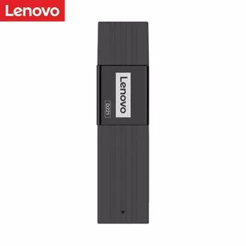 Lenovo D221 TF Устройство чтения карт памяти USB2.0 Двухслотовый адаптер для ПК Устройство чтения карт памяти чёрный