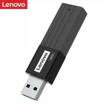 Lenovo D231 2 в 1 USB 3.0 устройство чтения карт памяти с двумя слотами TF Security Digital Card Reader адаптер для TF SD-карт чёрный