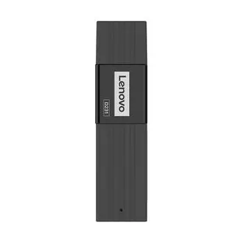 Lenovo D231 Многофункциональное устройство чтения карт USB3.0 SD + TF Устройство чтения карт 2-в-1 Высокоскоростная передача ABS чёрный
