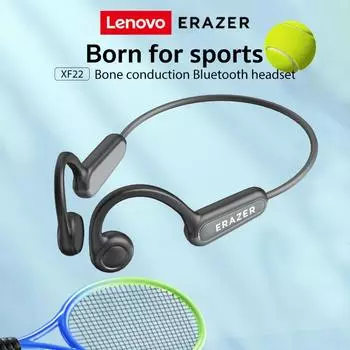 Lenovo ERAZER XF22 Bluetooth Беспроводные наушники с костной проводимостью Гарнитуры с микрофоном Наушники с шейным ободом