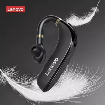 Lenovo HX106 Bluetooth наушники с крючком для ушей Беспроводные наушники 5,0 с микрофоном гарнитура с одним ухом для наушников для вождения и совещаний