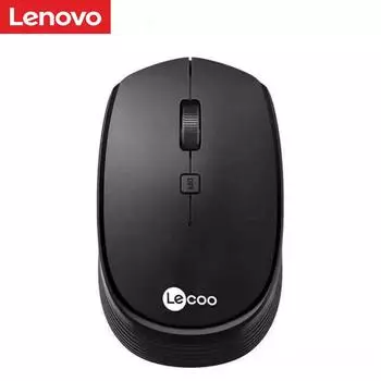 Lenovo Ноутбук Беспроводная мышь 2.4GH Lecoo WS202 Малый Портативный Бизнес Офис Фотоэлектрическая Ноутбук Настольный Компьютер Мышь Новая чёрный