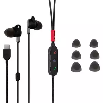 Lenovo Lenovo Go USB Active Noise Cancellation Headphones Headset Microsoft Teams Certification Function USB Connection Web Meeting Remote Work Home