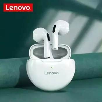 Lenovo LivePods HT38 TWS Bluetooth наушники мини беспроводные наушники с микрофоном спортивные наушники белый
