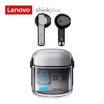 Lenovo LP53 Wireless Bluetooth 5.4 Earphones Mechanical Design Gamer Headset TWS Noise Reduction Sports Earbuds чёрный