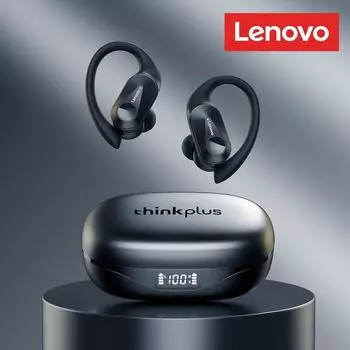 Lenovo LP75 TWS Спортивные наушники Bluetooth 5.3 Беспроводные наушники Водонепроницаемые Hi-Fi стерео наушники с шумоподавлением и микрофонами