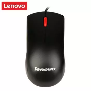 Lenovo M120 Usb Проводная мышь 1000 точек на дюйм Мышь Игровая Офисная Компьютерная Для Настольного Ноутбука чёрный
