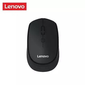 Lenovo Lecoo WS202 2.4GHz беспроводная мышь офисная мышь 4 клавиши бесшумная мышь эргономичный дизайн с 3 регулируемыми DPI для ПК ноутбука черный чёрный