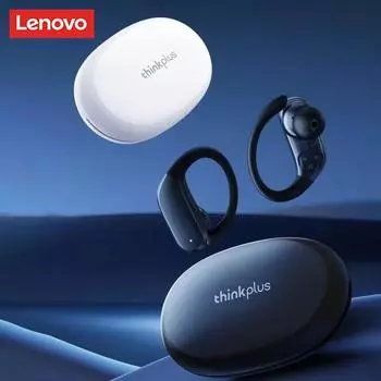 Lenovo Наушники Bluetooth XT55 OWS с подвесным дизайном, спортивные наушники-вкладыши чёрный