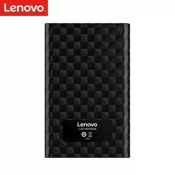 Lenovo S02 Корпус для жесткого диска 2,5-дюймовый корпус SSD SATAIII к USB3.0 Внешний чехол SATA 5 Гбит/с для коробки емкостью 6 ТБ для мобильного портативного жесткого диска чёрный