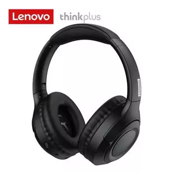 Lenovo TH54 Wireless Bluetooth Headphones Shocking listening Headset HD Calling Active Noise Reduction Earbuds чёрный