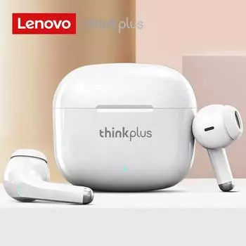 Lenovo thinkplus LP40 Pro TWS Wireless Bluetooth Earphones In-Ear Noise Reduction Earbuds Waterproof Sport Headphones белый