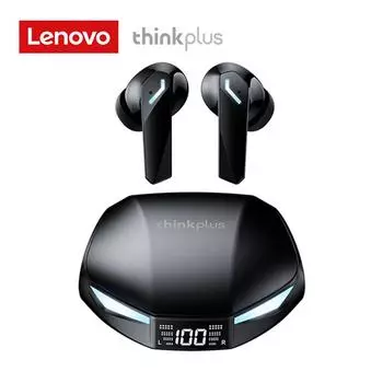 Lenovo thinkplus XT53 Беспроводные Bluetooth-наушники со светодиодным цифровым дисплеем чёрный