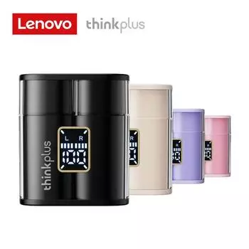Lenovo thinkplus XT56 Wireless Bluetooth 5.4 Earphones Long Battery Life Noise Cancelling Headphones чёрный