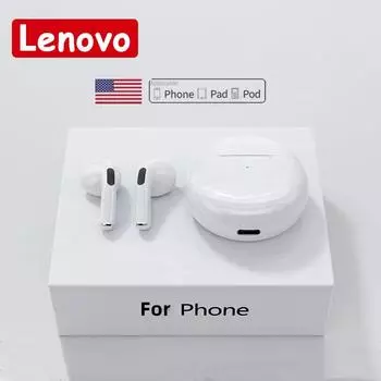 Lenovo TWS Smart Touch Control Беспроводные наушники Bluetooth 5,0 Наушники Спортивные наушники Музыкальная гарнитура для всех смартфонов