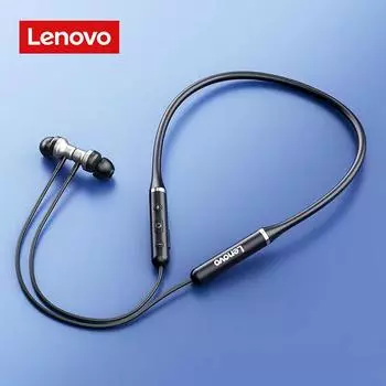 Lenovo XE05 Bluetooth-наушники с шейным ремешком, настоящие беспроводные наушники, стерео спортивные магнитные наушники с водонепроницаемой гарнитурой IPX5
