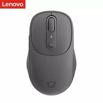 Lenovo Xiaoxin Plus Bluetooth мышь Кнопка отключения звука Свет Звук Портативная офисная игровая универсальная зарядная мышь серый