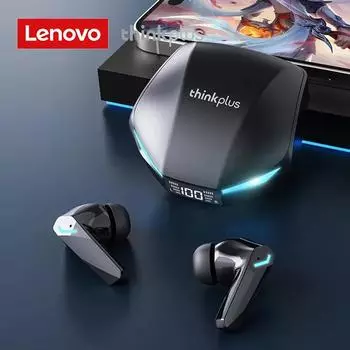 Lenovo Gm2 Pro Беспроводные Bluetooth 5.4 Наушники Светодиодный Цифровой Дисплей Водонепроницаемые Наушники Шумоподавление Игровая Гарнитура Regular version белый