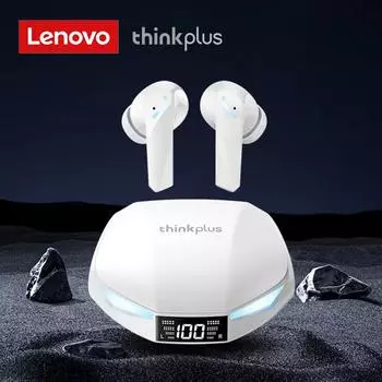 Lenovo XT53 Wireless Bluetooth Earphones LED Digital Display Low Latency Gaming Headset белый