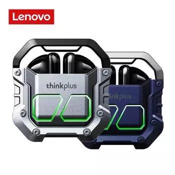 Lenovo XT81 Спортивная игровая гарнитура Беспроводные наушники Bluetooth 5.3 Наушники со светодиодной подсветкой и микрофоном с низкой задержкой