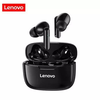 Lenovo XT90 TWS Наушники Bluetooth 5.0 True Wireless Наушники Сенсорное управление Спортивная гарнитура с защитой от пота Наушники-вкладыши с микрофоном Зарядный чехол емкостью 300 мАч