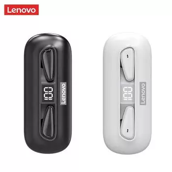 Lenovo XT95 TWS Bluetooth 5.0 Наушники-вкладыши Гарнитуры 1,6 СМ Ультратонкие наушники с сенсорным управлением Цифровой дисплей Стерео Hi-Fi Bass 28H Наушники для воспроизведения