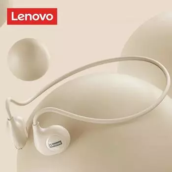 Lenovo XT95II Беспроводные наушники Bluetooth 5.3 Air Bone Conductive Comfort Беспроводные спортивные наушники с подвесными шеями для бега Музыкальная гарнитура Черный