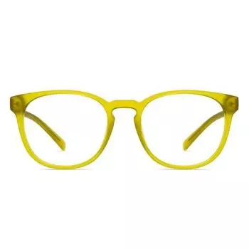 LENSKART BLU | Компьютерные очки с нулевым энергопотреблением | Легкие и блокируют вредные лучи | Защита от ультрафиолета | Круглая оправа | Унисекс | Маленькие | LB E16224