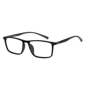 LENSKART BLU | Компьютерные очки с защитой от бликов и синим покрытием Zero Power | Прямоугольные очки с полной оправой | Для мужчин и женщин | Большие | LB E14255
