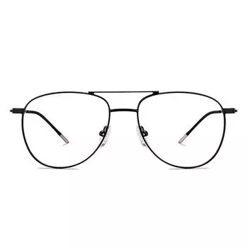 LENSKART BLU | Компьютерные очки Zero Power Blue Cut | Блокируют вредные лучи | Полная оправа Teardrop | 100% защита от ультрафиолета | унисекс | Маленький | LB E16051