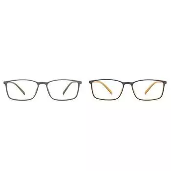 LENSKART BLU | Компьютерные очки Zero Power Blue Cut | Антибликовые, легкие | Защита от ультрафиолета | Унисекс | Средние | Упаковка из 2 очков LB E13527