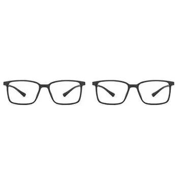 LENSKART BLU | Компьютерные очки Zero Power Blue Cut | Антибликовые, легкие | Защита от ультрафиолета | Унисекс | Большие | LB E13737 Упаковка из 2 шт.