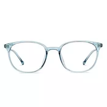 LENSKART BLU | Компьютерные очки Zero Power Cut | Антибликовое покрытие и блокировка вредных лучей | Защита от ультрафиолета | Круглая оправа | Унисекс | Большие | LB E16226