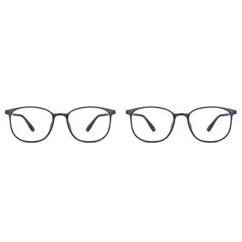 LENSKART BLU | Компьютерные очки Zero Power Blue Cut | Антибликовое покрытие, легкие | Защита от ультрафиолета | Унисекс | Средние | LB E13528 Упаковка из 2 шт.