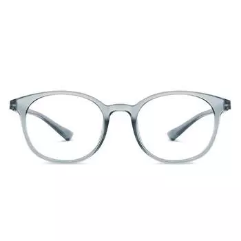 LENSKART BLU | Компьютерные очки Zero Power Bluecut с антибликовым покрытием | Круглая оправа с полной оправой | Для мужчин и женщин | Средние | LB E14240