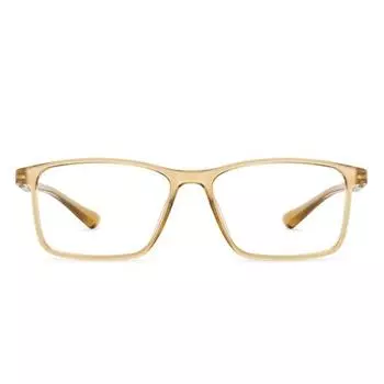 LENSKART BLU | Компьютерные очки Zero Power Bluecut с антибликовым покрытием для защиты глаз | Прямоугольная оправа с полной оправой | Для мужчин и женщин | Средние | LB E14242