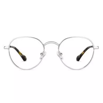 LENSKART BLU | Компьютерные очки Zero Power Bluecut с антибликовым покрытием | Круглая оправа | Для мужчин и женщин | Маленькие | LB E14131