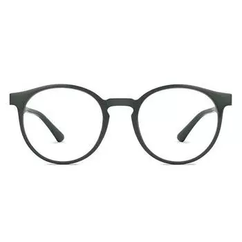 LENSKART BLU | Компьютерные очки Zero Power Blue Cut | Блокируют вредные лучи | Круглая оправа с полной оправой | 100% защита от ультрафиолета | Унисекс | Средний размер | LB E14453