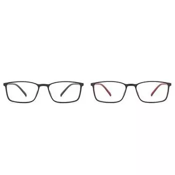 LENSKART BLU | Компьютерные очки Zero Power Blue Cut | Антибликовые, легкие | Защита от ультрафиолета | Унисекс | Средние | Упаковка из 2 очков LB E13527