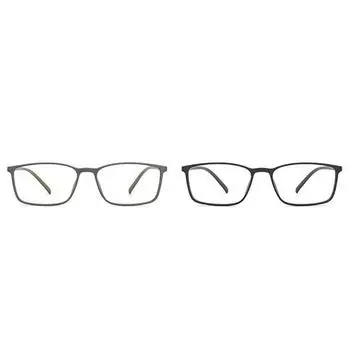 LENSKART BLU | Компьютерные очки Zero Power Blue Cut | Антибликовое покрытие, легкий вес | Защита от ультрафиолета | Унисекс | Средний размер | Упаковка из 2 шт. LB E13527