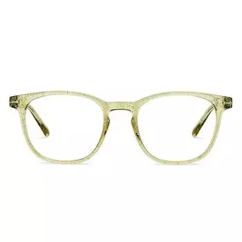 LENSKART BLU | Компьютерные очки Zero Power Bluecut с антибликовым покрытием | Квадратная оправа с полной оправой | Для мужчин и женщин | Большие | LB E14058