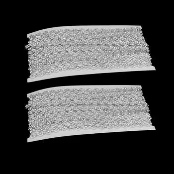 Лента-цепочка со стразами, 10 ярдов, свадебное платье своими руками, аппликация для шитья, упаковка из 2 шт.