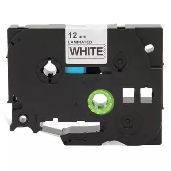 Лента для этикеток Label Maker сменная с белым фоном и черными буквами для D1 для LM21