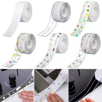 Лента для герметика, самоклеящаяся водостойкая герметика, лента для герметика, пилинг и приклеивание, защита для пола, душа, стены, плитки, края для ванной комнаты, кухни A