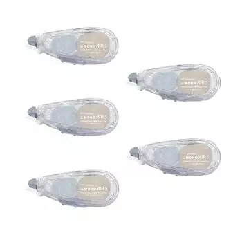 Лента для коррекции карандаша Tombow MONO Mono Air Тип сменного стержня 5 мм Ширина корпуса с точечным рисунком Набор из 5 шт. CT-CAX5G02TU-5P