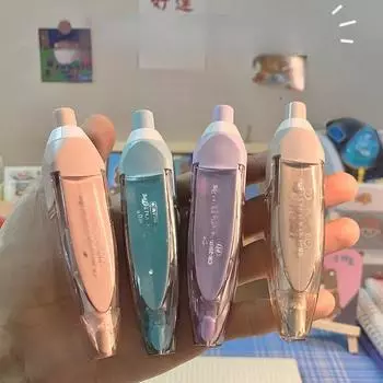 Лента для коррекции с длинным стендом Лента для коррекции со сменным сердечником Лента для коррекции Morandy Color PET белый